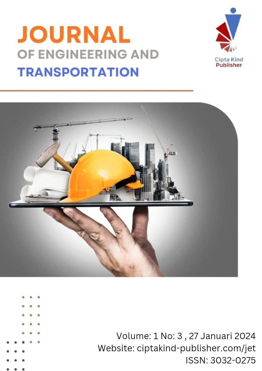 					View Vol. 1 No. 3 (2024): Journal of Engineering and Transportation
				